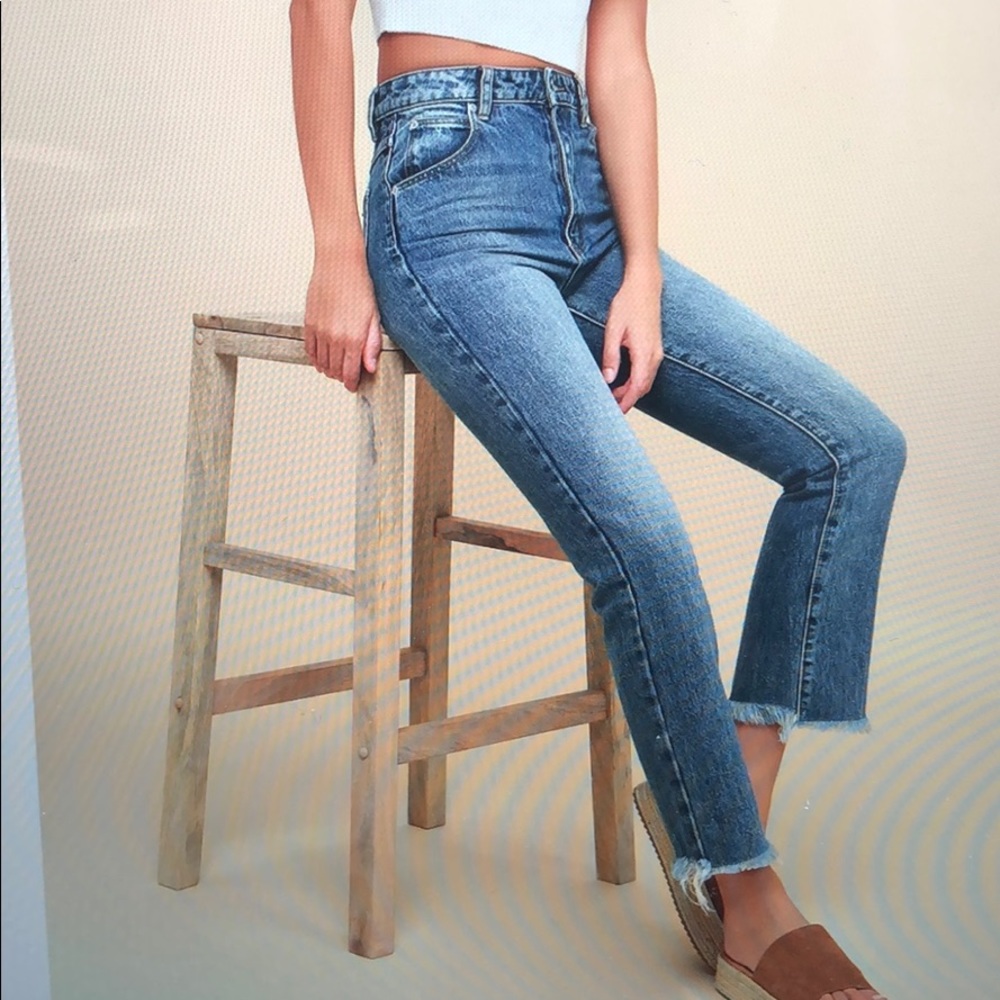 High rise jeans